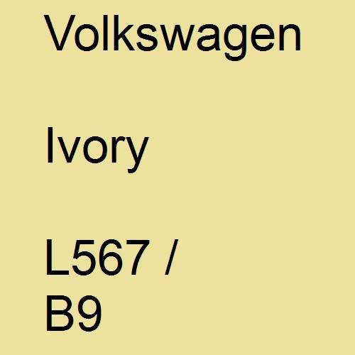 Volkswagen, Ivory, L567 / B9.